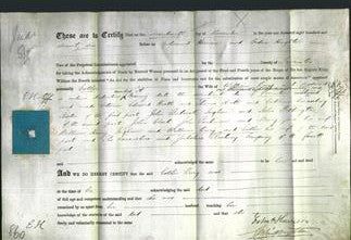 Deed by Married Women - Esther Bury-Original Ancestry