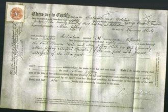 Deed by Married Women - Alice Jeffery Hoile-Original Ancestry