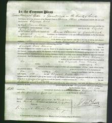 Court of Common Pleas - Elizabeth Wood Rhodes-Original Ancestry