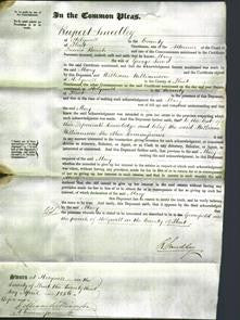 Court of Common Pleas - Mary Jones-Original Ancestry