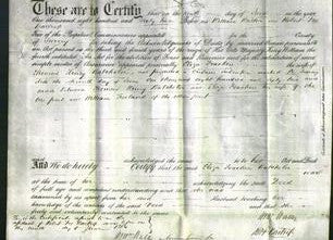 Deed by Married Women - Eliza Feacher Batchelor-Original Ancestry
