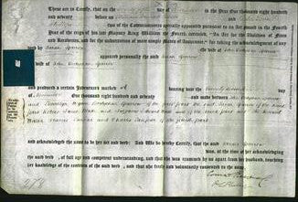Deed by Married Women - Sarah Sparrow-Original Ancestry