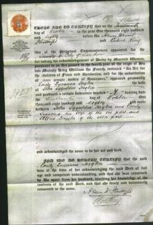 Deed by Married Women - Emily Susanna Hogben-Original Ancestry