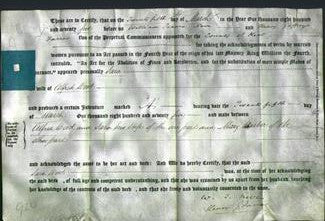 Deed by Married Women - Sara Wood-Original Ancestry