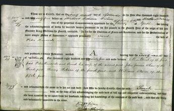 Deed by Married Women - Sarah Hancock-Original Ancestry