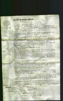 Court of Common Pleas - Jane Westhead-Original Ancestry