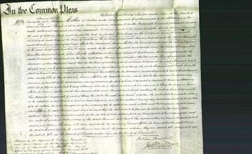 Court of Common Pleas - Hannah Heap and Sarah Whitham-Original Ancestry