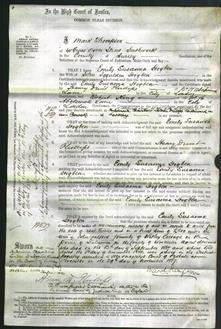 Court of Common Pleas - Emily Susanna Hogben-Original Ancestry