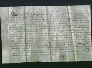 Deed by Married Women - Ruth Chick and Lydia Robins-Original Ancestry