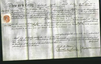 Deed by Married Women - Elizabeth Herbert-Original Ancestry