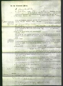 Court of Common Pleas - Caroline Ann Kitching-Original Ancestry