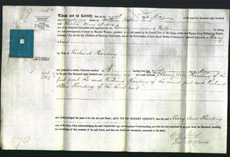 Deed by Married Women - Ann Harding-Original Ancestry