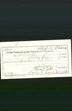 Wakefield, Massachusetts Payment Voucher - W H Willey