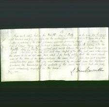 Deed by Married Women - Sarah Brann-Original Ancestry