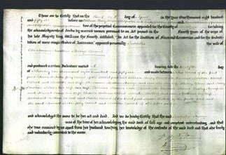 Deed by Married Women - Isabella Stronge-Original Ancestry