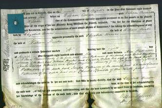 Deed by Married Women - Elizabeth Brown Hunter-Original Ancestry