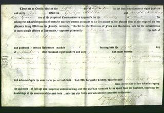 Deed by Married Women - Elizabeth Bruce-Original Ancestry