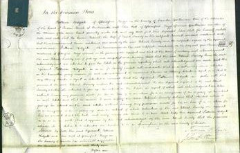 Court of Common Pleas - Keturah Sowerby-Original Ancestry