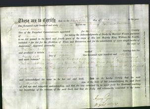 Deed by Married Women - Elizabeth Corden-Original Ancestry