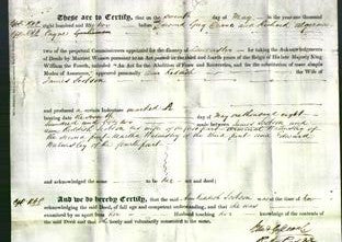 Deed by Married Women - Ann Reddish Scotson-Original Ancestry