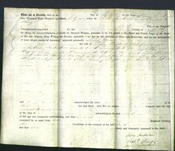 Deed by Married Women - Sarah Maria Boldero-Original Ancestry