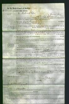 Court of Common Pleas - Emily Augusta Okes-Voysey-Original Ancestry