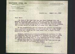 Letterhead - Southern Steel Co.