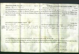 Deed by Married Women - Mary Park-Original Ancestry