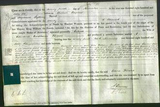 Deed by Married Women - Celina Flower-Original Ancestry