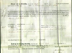 Deed by Married Women - Elizabeth Rowley-Original Ancestry