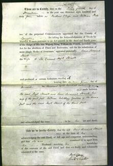 Deed by Married Women - Anne Susannah Stowell-Original Ancestry