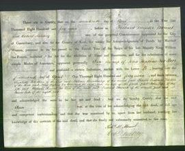 Deed by Married Women - Ann Fox-Beer-Original Ancestry