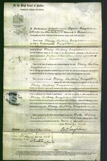 Court of Common Pleas - Mary Saffery Eagleton-Original Ancestry