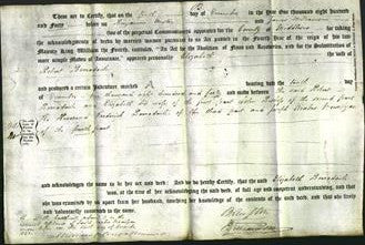 Deed by Married Women - Elizabeth Borradaile-Original Ancestry