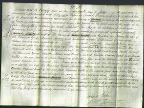 Deed by Married Women - Sarah Fussell and Caroline Nelson-Original Ancestry