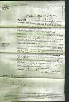 Court of Common Pleas - Mary Shakespear