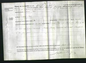 Deed by Married Women - Sarah Prior-Original Ancestry