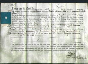 Deed by Married Women - Ann Garbutt-Original Ancestry