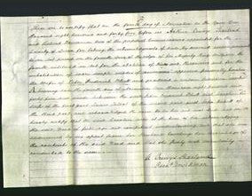 Deed by Married Women - Caroline Blush-Original Ancestry