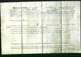 Deed by Married Women - Elizabeth Bynon-Original Ancestry