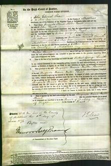 Court of Common Pleas - Augusta Maria Miller Bunt-Original Ancestry