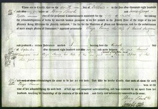 Deed by Married Women - Eliza Emma Sampson-Original Ancestry