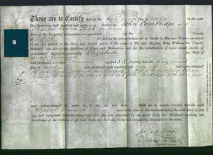 Deed by Married Women - Elizabeth Goldsmith-Original Ancestry