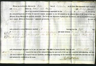 Deed by Married Women - Elizabeth Gardner-Original Ancestry