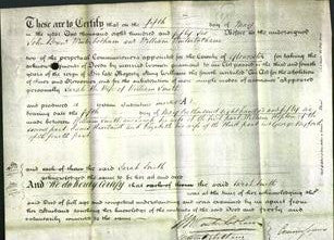 Deed by Married Women - Sarah Smith-Original Ancestry