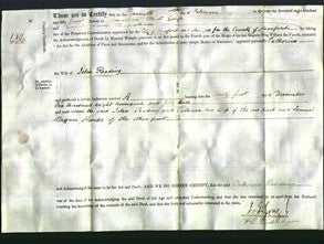 Deed by Married Women - Catherine Reading-Original Ancestry