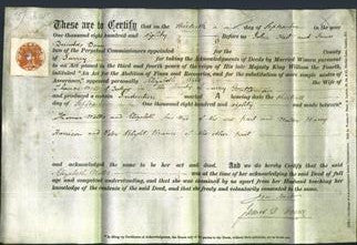 Deed by Married Women - Elizabeth Wells-Original Ancestry