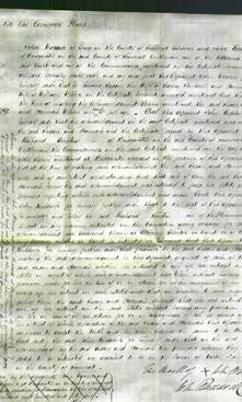 Court of Common Pleas - Susan Fackrell and Hannah Webber-Original Ancestry