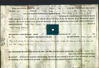 Copy of Deed by Married Women - Bridget Ellen Haighton Fell Williamson-Original Ancestry
