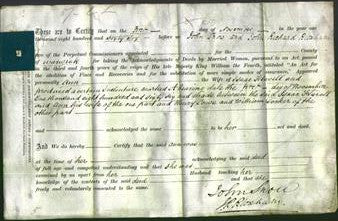 Deed by Married Women - Ann Flavell-Original Ancestry